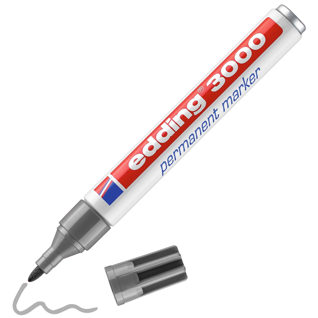 Edding 3000 Permanent Marker Grey