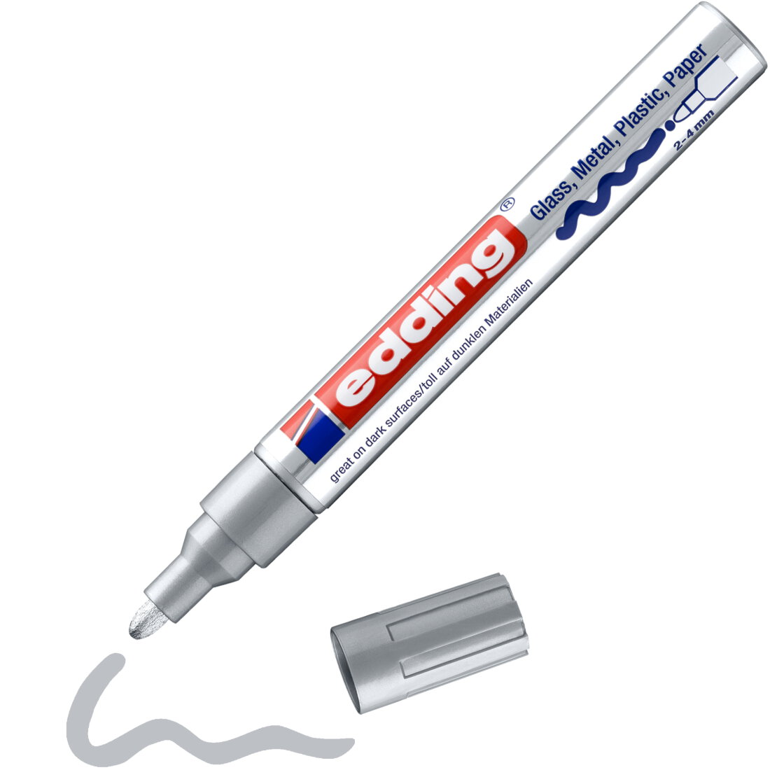 Edding 750 Gloss Paint Marker Silver