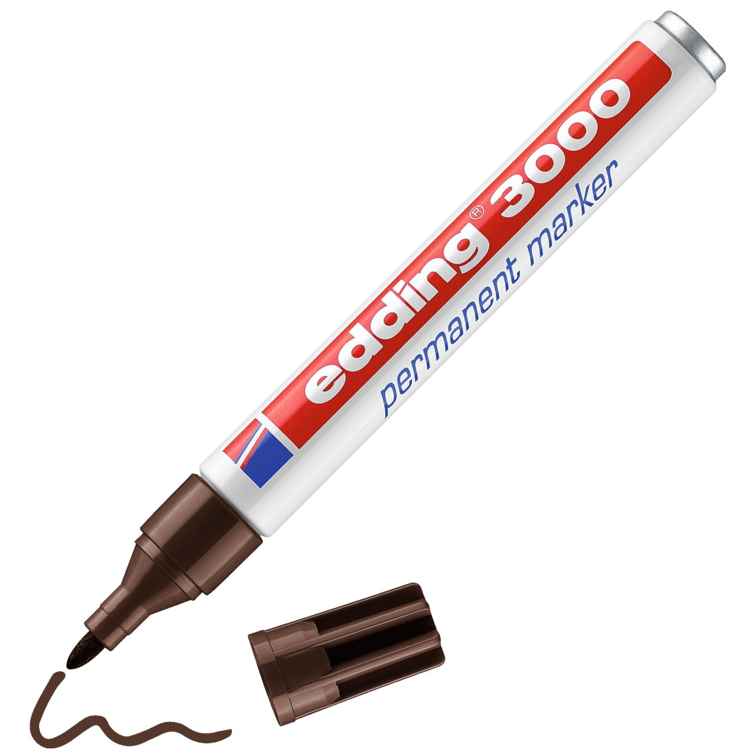 Edding 3000 Permanent Marker Dark Brown