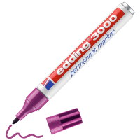 Edding 3000 Permanent Marker Red violet