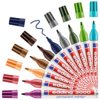 Edding 3000 Permanent Marker System Box Set of 10