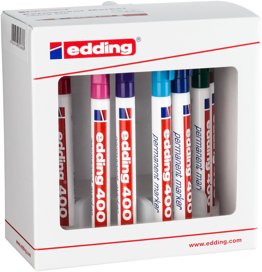 Edding 400 Permanentmarker in 10er-Systembox