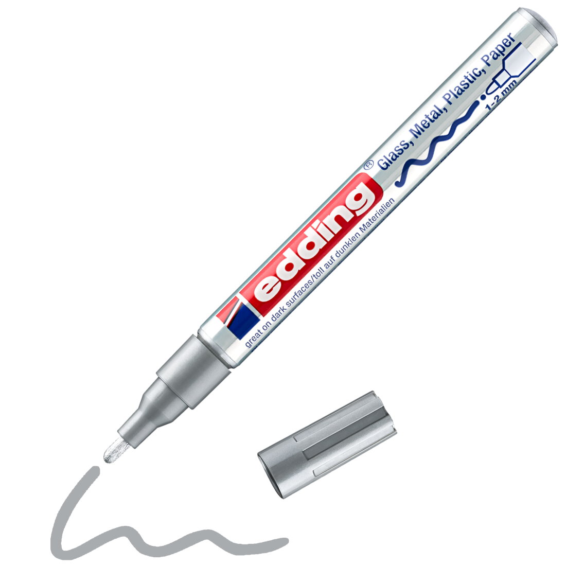 Edding 751 Gloss Paint Marker Silver