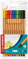 STABILO Point 88 Fineliner - 10er Set