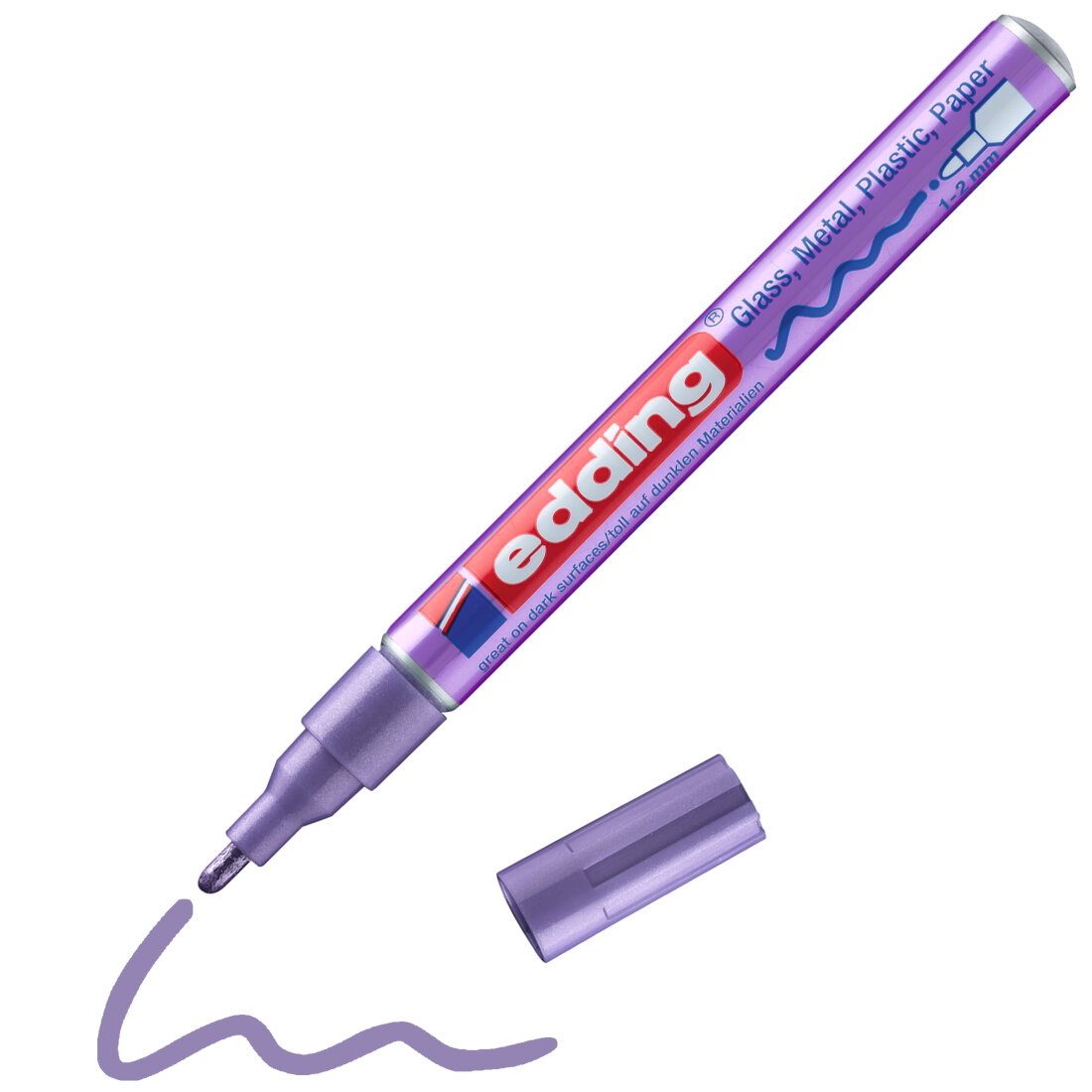 Edding 751 Glanz-Lackmarker Violett-Metallic