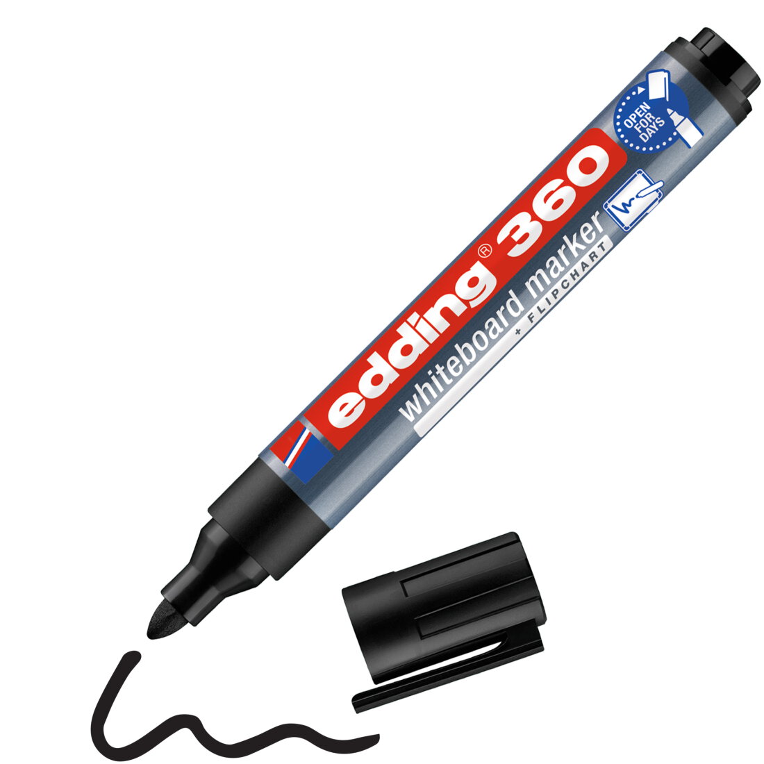 Edding 360 Whiteboardmarker Schwarz