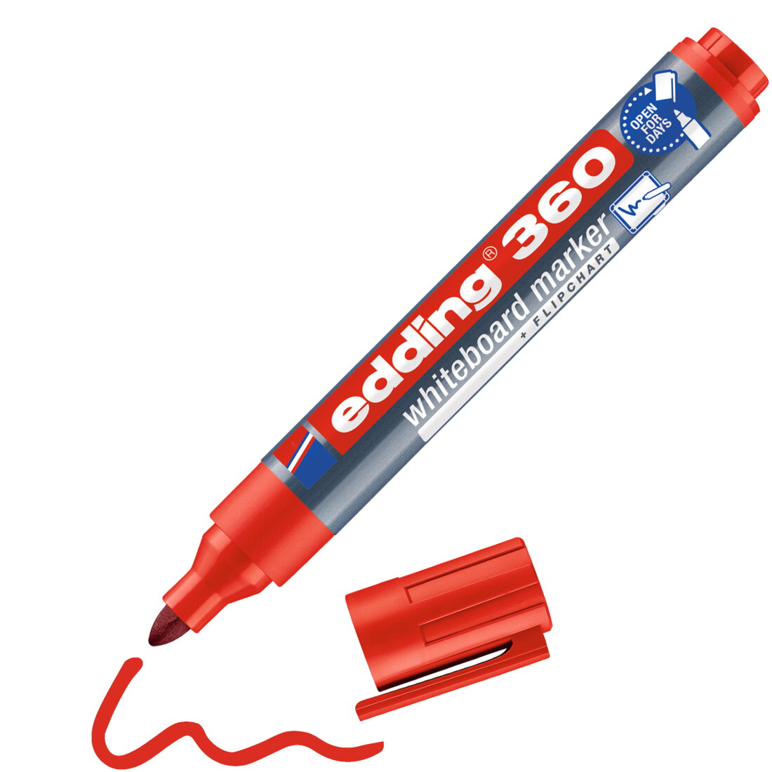 Edding 360 Whiteboard Marker Red