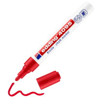 Edding 4095 chalk marker Red