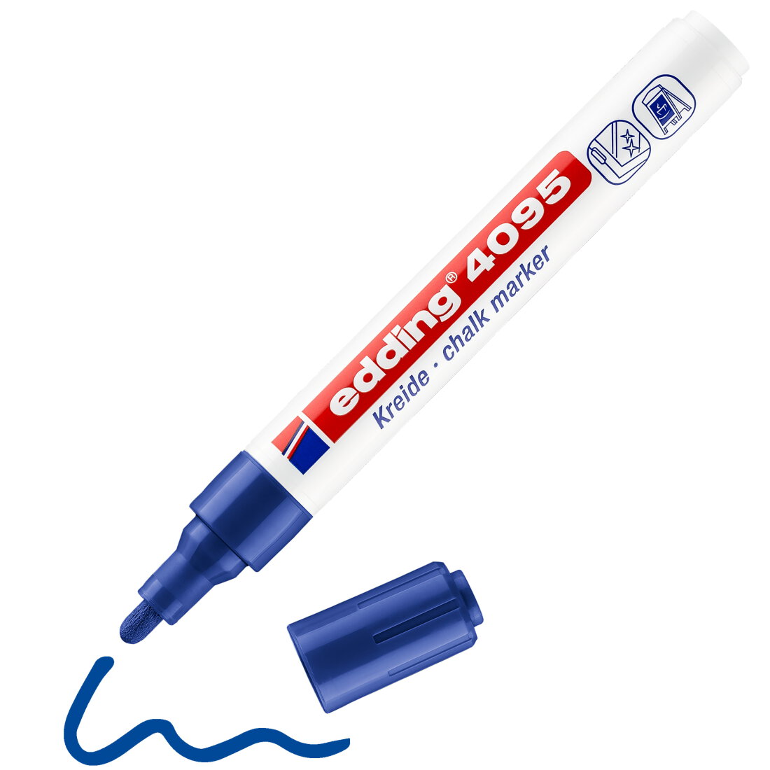 Edding 4095 chalk marker Blue