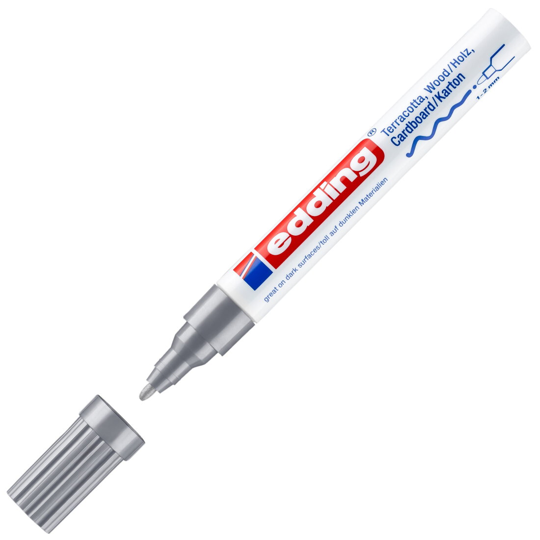 Edding 4040 Matt Paint Marker Silver