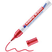 Edding 8300 Industry Permanent Marker Red