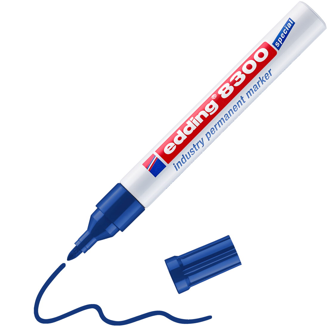Edding 8300 Industry Permanent Marker Blue