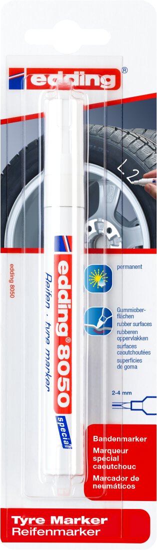 Edding 8050 Reifenmarker in Blisterverpackung