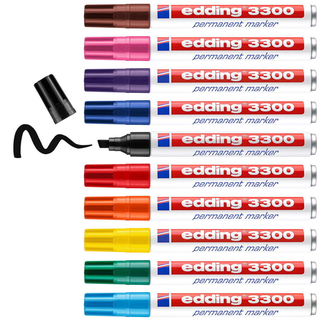 Edding 3300 Permanenmarker 10er Set