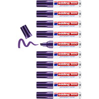 Edding 500 Permanent marker Violet, 10 pieces