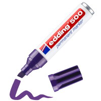 Edding 500 Permanentmarker Violett, 10 Stück