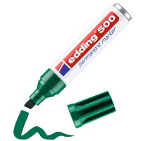 Edding 500 Permanent Marker Green, 10 pieces