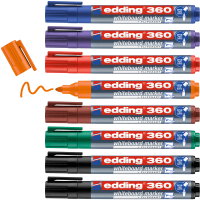 Edding 360 Whiteboardmarker 8er Etui