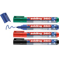 Edding 360 Whiteboard Marker Set of 4