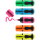 Edding 7 Mini Textmarker Neonfarben 5er-Set