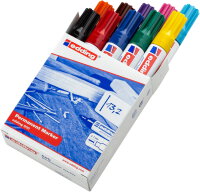 Edding 500 Permanent marker Set of 10 assorted