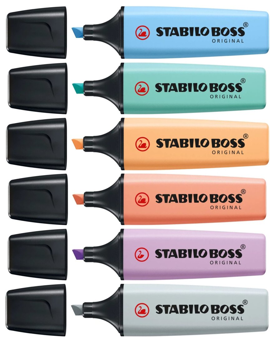 Stabilo BOSS Original Pastel Textmarker