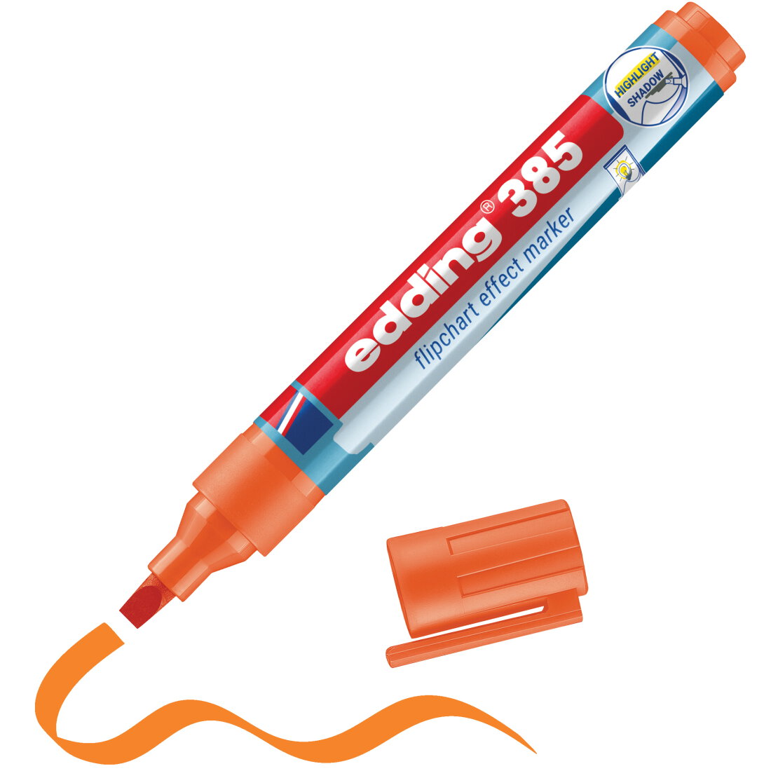 Edding 385 Flipchart Effektmarker Orange