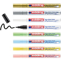 Edding 751 Glanz-Lackmarker Pastellfarben 8er Set