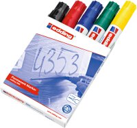 Edding 800 Permanentmarker 5er-Set Sortiert