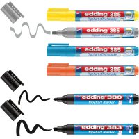 Edding Flipchartmarker 6er- Set Highlighting + Shading