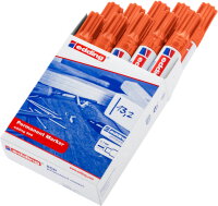 Edding 500 Permanentmarker Orange, 10 Stück