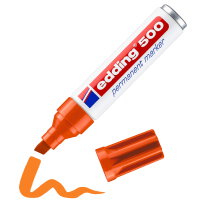 Edding 500 Permanentmarker Orange, 10 Stück