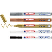 Edding 753 Glanzlackmarker Kalligrafie 5er-Set