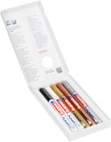 Edding 753 Gloss Paint Marker Calligraphy Set of 5